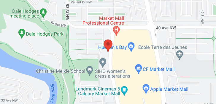 map of 402 3719B 49 Street NW